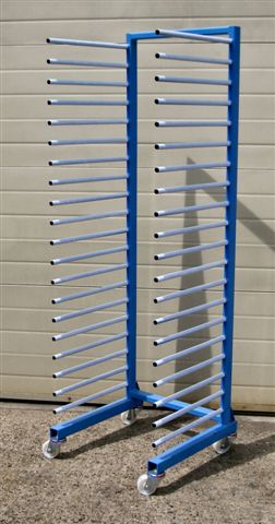 Photo of a 20 bar trolley drying rack